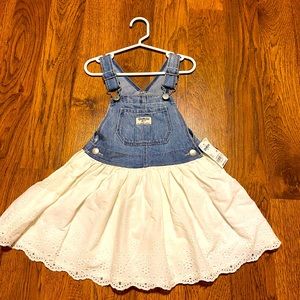 NWT denim and white summer dress